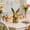 Glod C, variant on Gold Resin Bunny Table Decor Easter Thinking Bunny Figurine for Home Table Centerpieces Golden Cute Rabbit Statue for Spring Living Room Shelf Mantel Decorations