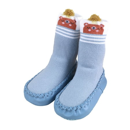 

JDEFEG Toddler Girl Shoe Boys Girls Baby Socks Shoes Toddler Shoes Floor Socks Shoes Bear Outwear Panda Light Up Shoe Toddler Girl Cotton Blend Blue 15