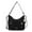 Black, variant on MKF Collection Ruby Vegan Leather Women's Shoulder Bag, Elegant Hobo Purse Handbag by Mia K - Charcoal Gray