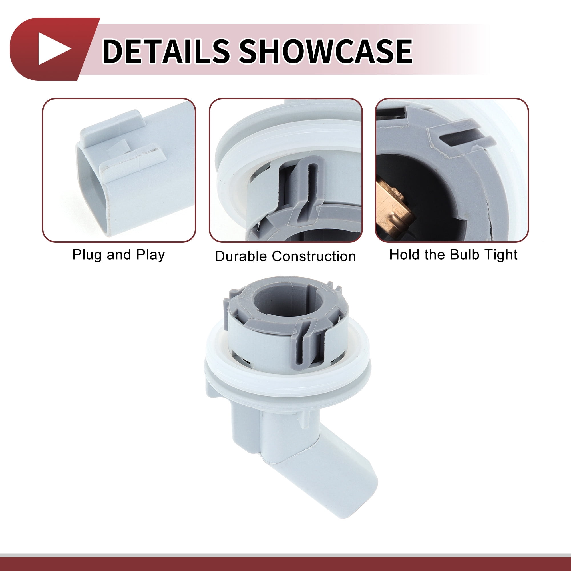 Unique Bargains 2 Pcs Rear Indicator Socket for Ford Focus MK2 2005-2012