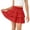 Red, variant on Floral Skirts for Girls Red Elastic High Waist A-Line Short Mini Skirt for School Casual 5T-16