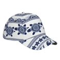 thumbnail image 3 of Naloa Original Classic Low Profile Hat Men Women Baseball Cap Dad Hat Adjustable Unconstructed Sea Underwater Turtles Print Cap, 3 of 9