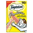 thumbnail image 3 of (5 pack) Temptations Creamy Puree Salmon And Chicken Flavor Crunchy Treats For Cats, 6.7 Oz Pouches (16 Pack), 3 of 13