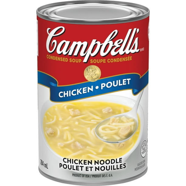 Soupe aux nouilles et au poulet condensée de Campbell's 284 ml
