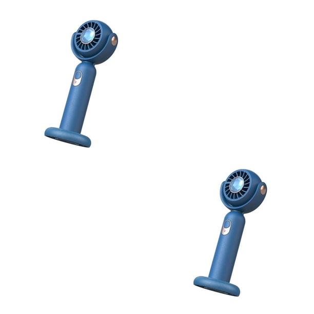 Ventilador de Mano Portátil Bewildely Recargable Ajustable Enfriamiento Verano Oficina Blanco