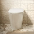 thumbnail image 5 of Hugo One-Piece 12" Rough-in 1.1 GPF Top Flush Elongated Toilet in Glossy White, 5 of 11