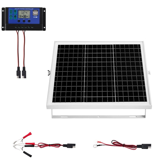 Dranite 20W 12V Solar Battery Charger, MPPT Trickle Maintainer for Car RV