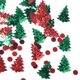 thumbnail image 3 of Árbol de Navidad de 25mm + 6mm lentejuelas redondas rojas decoración de confeti de mesa de Navidad accesorios de bricolaje, 3 of 7