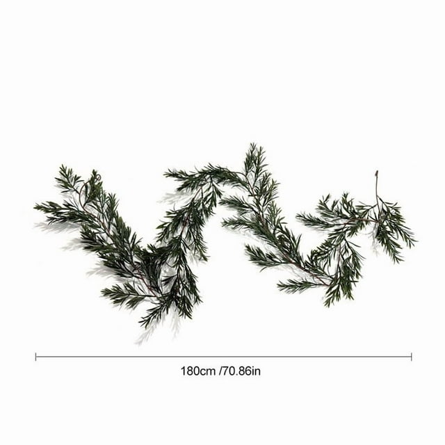 Plante Verte Artificielle Simulée Podocarpus en Rotin