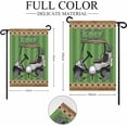 thumbnail image 6 of Golf Club Pattern Garden Flags for Outside Decoration Golf Grenn Lawn Brown Background Small Yard Flag Burlap Seasonal Holiday Outdoor Decor 12x18 Inch Vertical Double Sided, 6 of 6