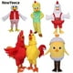 thumbnail image 2 of Disfraz de mascota de Halloween, pollo, gallina, gallo, polluelo, personaje de dibujos animados para adultos, traje de actuación, disfraz de pavo para Cosplay, 2 of 5