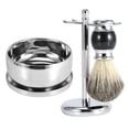 thumbnail image 1 of Brosse à Cheveux Homme Outil de Rasage, Trousse de Fausse Brosse de Rasage, Trousse de Rasage pour Cheveux Homme Support de Brosse de Rasage Barbe, 1 of 8