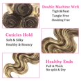 thumbnail image 3 of Hair Bundles CrmbMod P4/613 Rubio Miel Body Wave 70-80 cm, 3 of 9