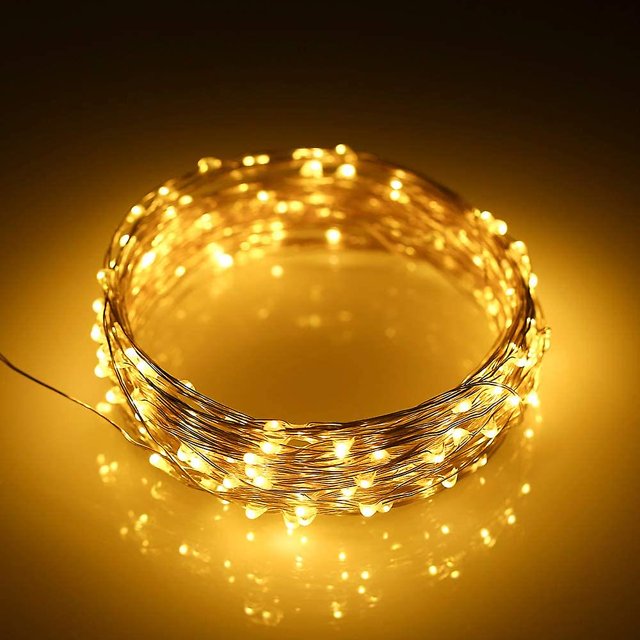 Caja de batería Taian Anillo de luz Led 2m Anillo de luz 20 Luces Estrella Luz Alambre de cobre Estrella Luz 10m100 Luz 3aa Caja de batería blanca cálida normal ShuxiuWang 8390605827440