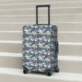 thumbnail image 5 of Yiaed Tropical Sloth Print Travel Luggage Cover Suitcase Protector Fits 18-32 Inch Luggage Wheel Covers Patterned Elastic Luggage Anti-scratch（No luggage）-Medium, 5 of 5