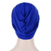 Biruil Chemo Cancer Braid Turban Cap Ethnic Bohemia Twisted Hair Cover Wrap  Turban Headwear A White