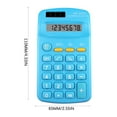 thumbnail image 3 of Back to School Supplies Under $1 Standard Calculator 12 Digit Basic Standard Calculators Mini Digital Desktop Calculator With 8-Digit LCD Display, Battery Solar Power Smart Calculator Pocket Size, 3 of 10