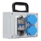 thumbnail image 2 of Caja De Enchufes para Exteriores, Montaje En Pared RCBO RCD, 2 Enchufes Estándar De La UE De 250V 16A con Disyuntor De 230V 40A 1P+N, 2 of 8