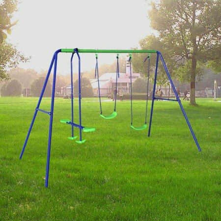 Outdoor Baby Swing >> Outdoor Childrens Folding Swing Set With 2 Baby Swing Seesaw Best Birthday Gift Outdoor Baby Swing >> Outdoor Childrens Folding Swing Set With 2 Baby Swing Seesaw Best Birthday Gift
