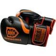 thumbnail image 5 of Invincible Fight Gear Standard Toughtek Hook and Loop Training Boxing Gloves in Black/Orange - Ideal for Boxing, Kickboxing, Muay Thai, MMA for Men Women and Kids 12oz, 5 of 7