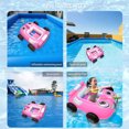 thumbnail image 4 of Anillo De Asiento De Natación De Coche Inflable Anillo de natación inflable para bebés, rociador de agua plegable, coche, juguetes, asiento de agua para piscina (E) Sywqhk Para Estrenar, 4 of 7