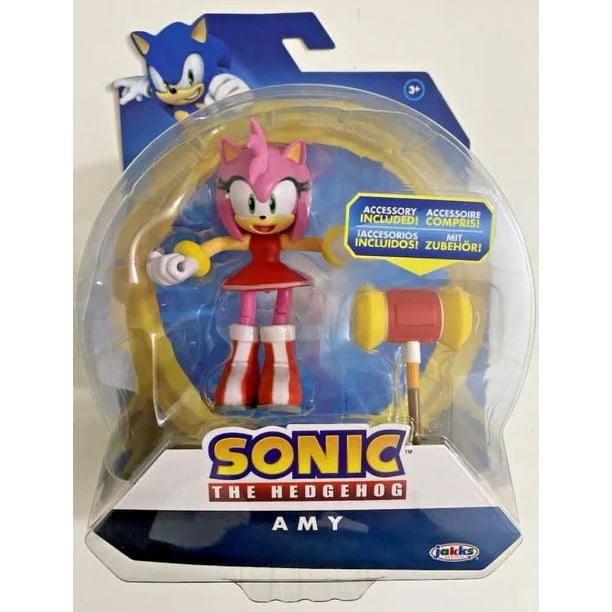 Figura De Acción De Sonic The Hedgehog Clásico Con Hot Dog - 6.3 Cm, Coleccionable 30 Aniversario