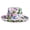 Light Pink, variant on Breton Hat - Cotton Canvas w/ Tropical Flower Print - Turquise - HT-6529TQ