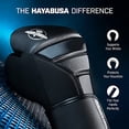 thumbnail image 2 of Guantes de boxeo Hayabusa T3 para hombre y mujer, 16 oz, negros, 2 of 8