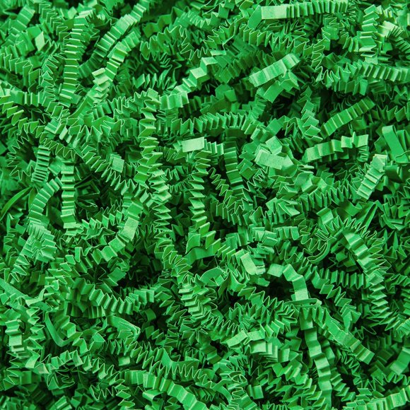 Relleno de papel arrugado Mefleet, 0,9 kg, verde, 2 libras