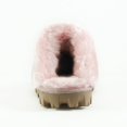 thumbnail image 5 of CLPP'LI Womens Slip on Faux Fur Warm Winter Mules Fluffy Suede Comfy Slippers - Pink - 9, 5 of 5