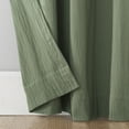 thumbnail image 4 of Archaeo Washed Cotton Twist Tab Curtain, 52"W X 95"L, Moss Green, 4 of 8