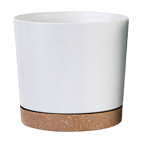 ACDANC 2026 New Plant Pots Set of 2 Pack 10 Inch,Planters for Indoor Plants with Drainage Holes and Removable Base,Modern Decorative for Outdoor Garden Planters for Home, Balcony, Patio, Garden