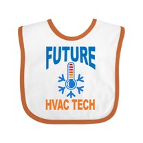 Inktastic Future Hvac Tech in Training Boys Baby Bib
