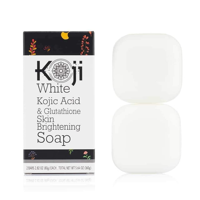 Jabón Koji White con ácido kójico e iluminador de piel 80 g (2) barras