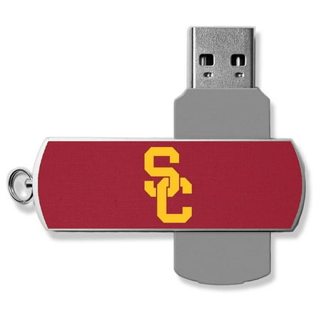 USC Trojans 16GB Metal Twist USB Flash Drive