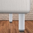 thumbnail image 3 of Patas Ajustables Blancas para Muebles, Paquete de 4, Acero Inoxidable para Sofá Cama, Pies de Metal de 7-12.5 Pulgadas, 3 of 9