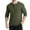 Army Green_#01, variant on Mens Waffle Shirt Casual Henley Polo Shirts Long Sleeve Knitted Basic T Shirts Thermal Textured Button Up Pullover Tees White XL