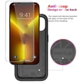 thumbnail image 5 of Diverbox for iPhone 13 Pro Max Case [Shockproof] [Dropproof] [Tempered Glass Screen Protector + Camera Lens Protector],Heavy Duty Protection Phone Case Cover for Apple iPhone 13 Pro Max (Black), 5 of 7