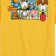 thumbnail image 3 of Garfield - Character Grid - Toddler And Youth Short Sleeve Graphic T-Shirt, 3 of 5