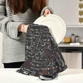 thumbnail image 6 of SKYSONIC 1 Pack Math Formula Kitchen Towels Soft Absorbent Dish Towels Reusable Tea Towels Set 28 x 18 Inch, 6 of 7