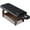 Wood-Black, variant on Esheno Stationary Massage Table with Memory Foam Adjustable Height PU Leather 75x28x25 inch Wood Frame Red