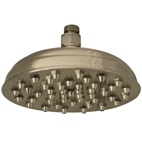 Showerhaus Sunflower Rainfall Showerhead with 45 nozzles - Solid Brass Construction with Adjustable Ball Joint - Brushed Nickel