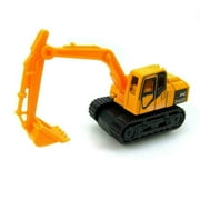 6 Pcs Mini Die Cast Car Set 1/64 Scale Alloy Construction Trucks - Dump Truck, Excavator, Forklift, Road Roller, Bulldozer, Mixer Truck - Toy Cars for Kids Boys Girls Birthday Xmas Present