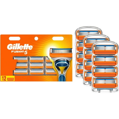 Gillette Fusion5 Mens Razor Blade Refills - 12ct