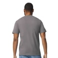 thumbnail image 4 of Gildan Softstyle Men's Midweight T-Shirt, Short Sleeve Classic Fit Cotton Tee, Charcoal, S, 4 of 5