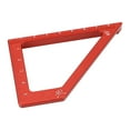 thumbnail image 2 of Regla para carpintería, escala métrica, aleación de aluminio, 45°, 90°, herramienta de medición para trazado trapezoidal, 2 of 12