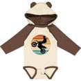 thumbnail image 3 of Inktastic Dirt Biking Motocross Retro Boys or Girls Long Sleeve Baby Bodysuit, 3 of 5