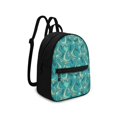 thumbnail image 2 of HELLHERO Skateboarding Dinosaur Print Travel Shoulder Bag with Front Pocket Small Back Pack Shoulder Bag for Hiking Shopping, Polyester Lightweight Small Backpack, 2 of 8