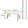 thumbnail image 6 of Rushawy Simple Design Wood End Table Coffee Table Handmade Desk Tea Table for 1:12 Scale, 6 of 9