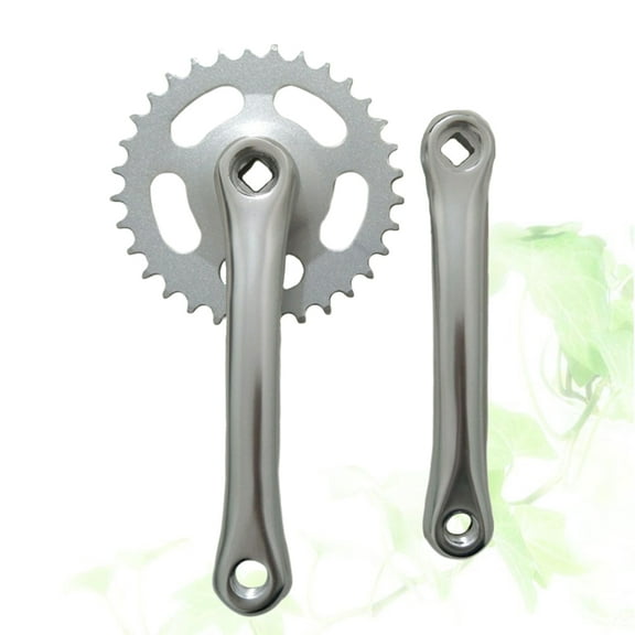PTOOTP Aluminum Bike Crankset , Lightweight and Strong for Mountain Biking and Road Cycling